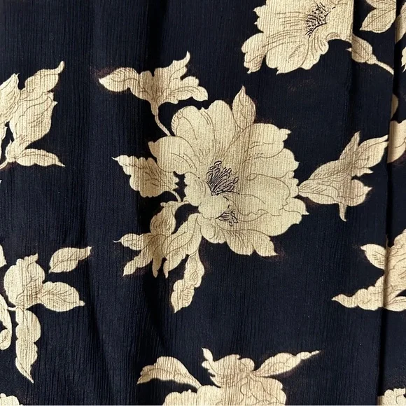 Vintage 80s/90s Rena Rowan Dark Floral Top Maxi Skirt Set Women’s Size 10 Retro - Picture 15 of 16